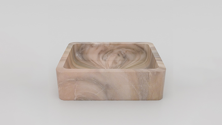 渲染模型_大理石盆003