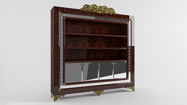 渲染模型_室内构建001