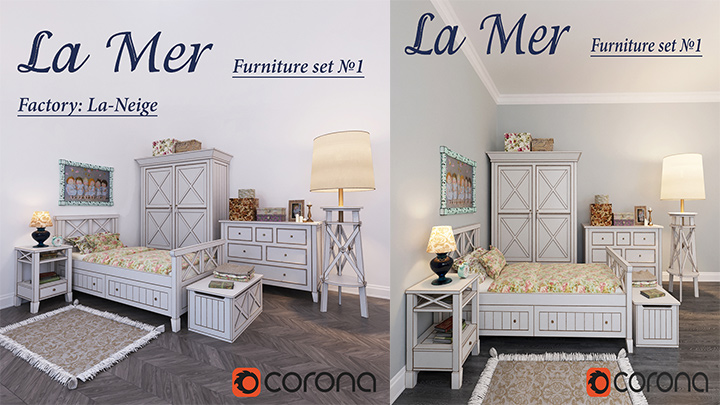 渲染模型_家居套装003