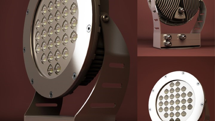 渲染模型_射灯001