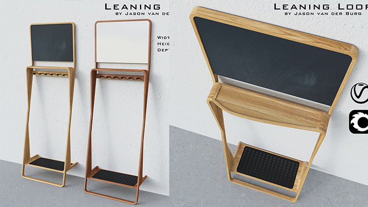 渲染模型_小黑板001