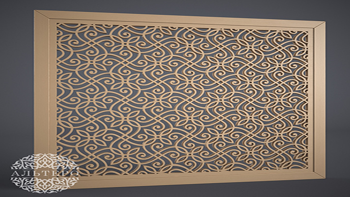 渲染模型_屏风003