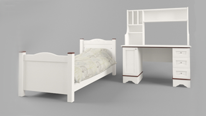 渲染模型_床柜子001