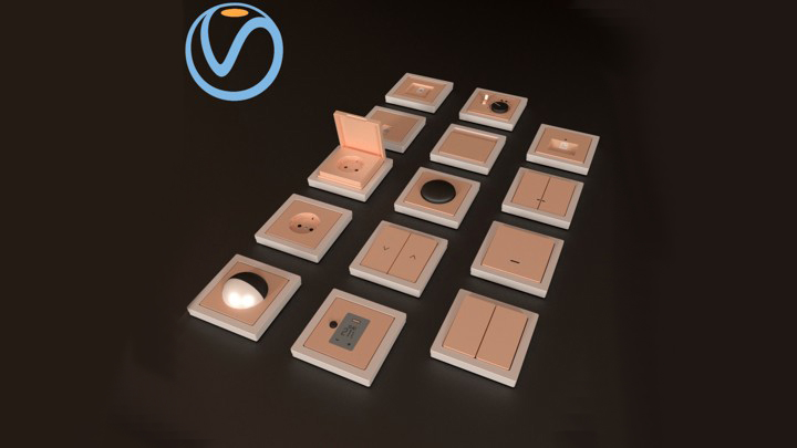 渲染模型_开关005