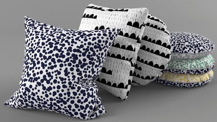 渲染模型_抱枕005