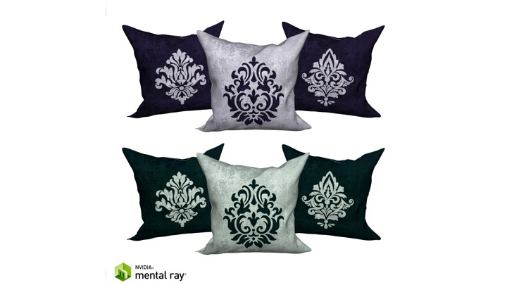 渲染模型_抱枕031