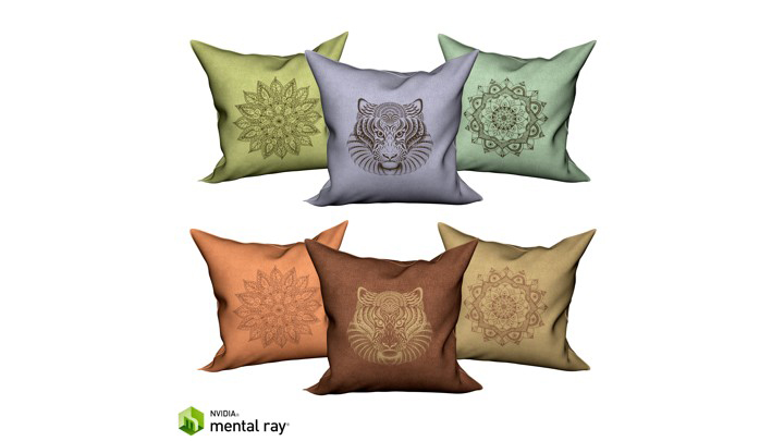 渲染模型_抱枕033