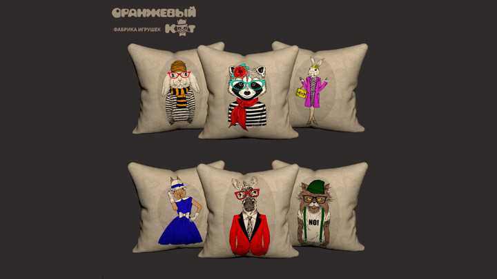 渲染模型_抱枕036