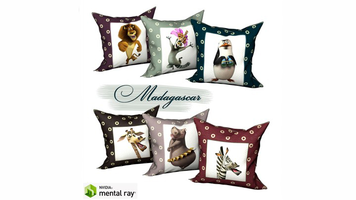 渲染模型_抱枕037