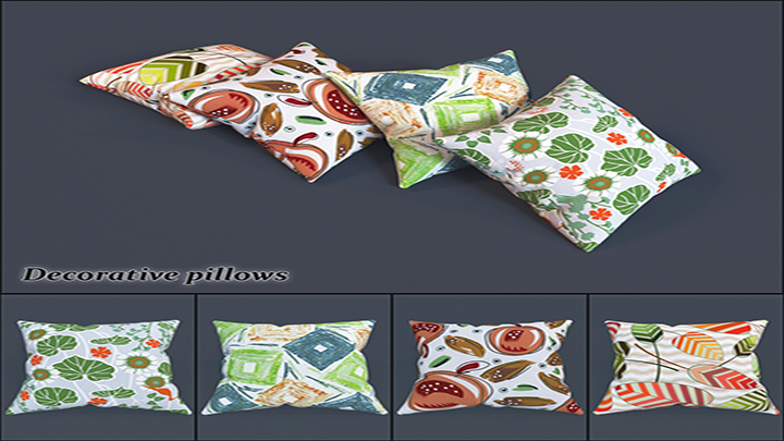 渲染模型_抱枕040