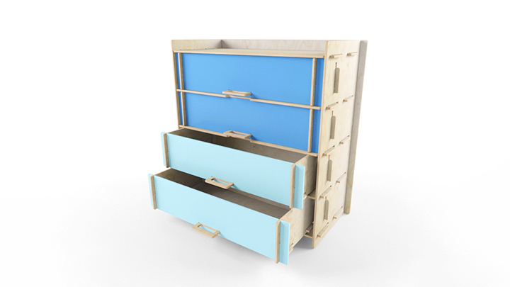 渲染模型_抽屉003