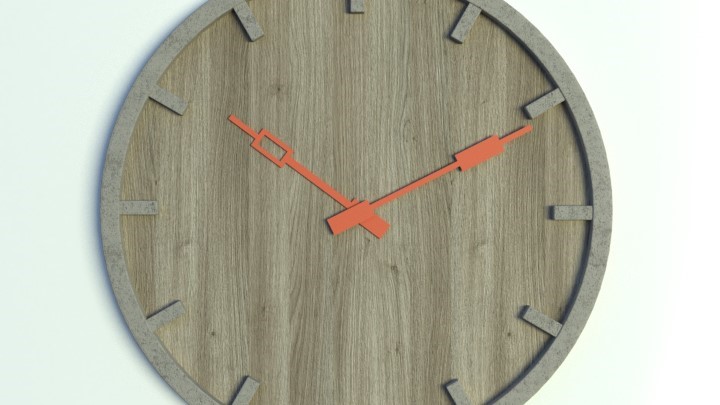 渲染模型_挂钟003