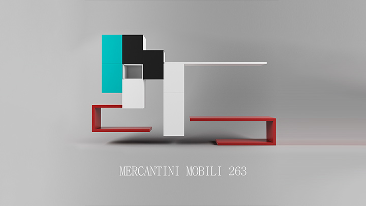 渲染模型_文艺装饰002