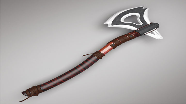 渲染模型_斧头003