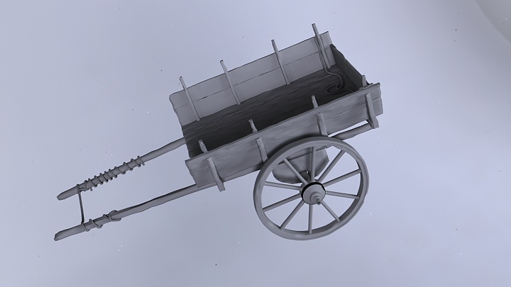 渲染模型_旧战车001