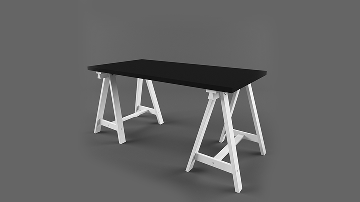 渲染模型_木桌子001