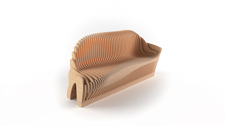 渲染模型_木椅001