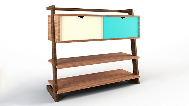 渲染模型_架子012