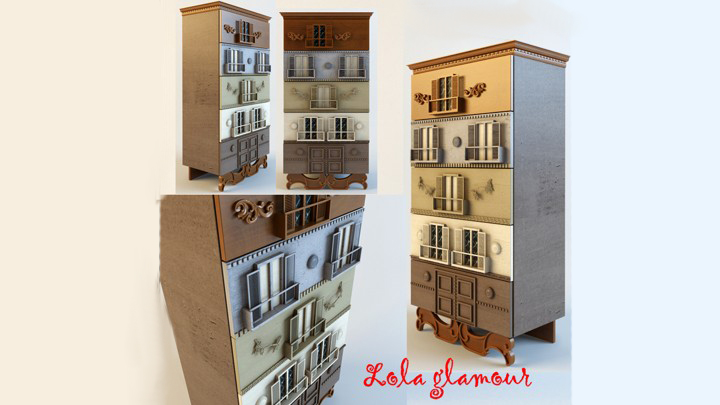 渲染模型_柜子130