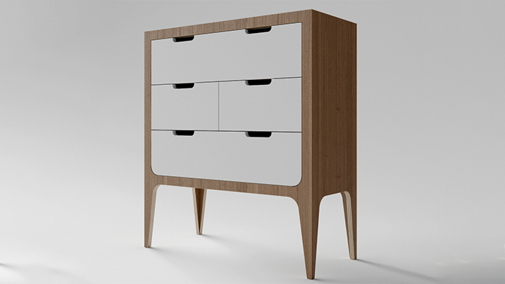 渲染模型_柜子368