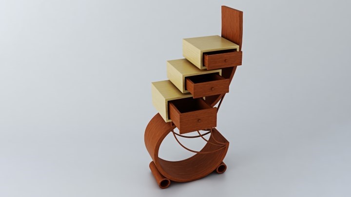 渲染模型_柜子391