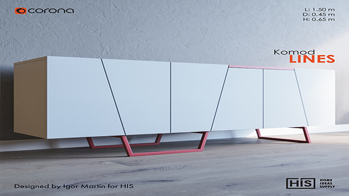 渲染模型_柜子489