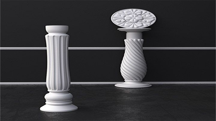 渲染模型_柱子001