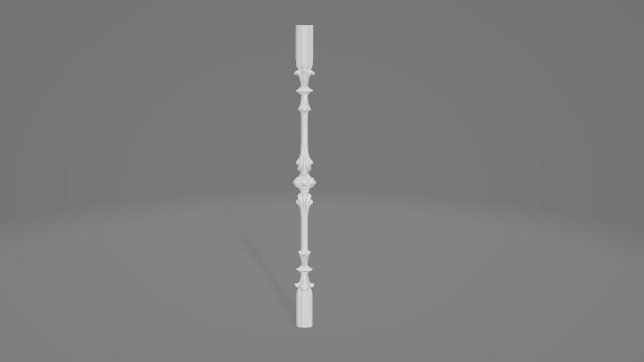 渲染模型_栏杆006