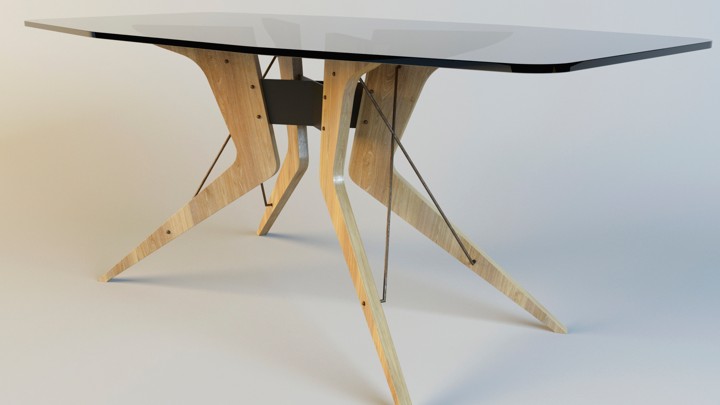 渲染模型_桌子058