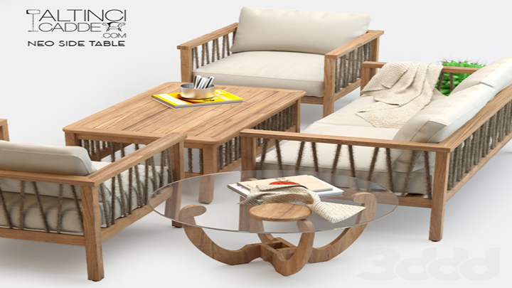 渲染模型_桌椅037