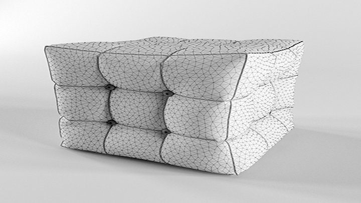 渲染模型_椅垫001