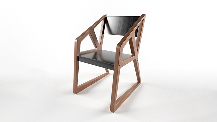 渲染模型_椅子1020