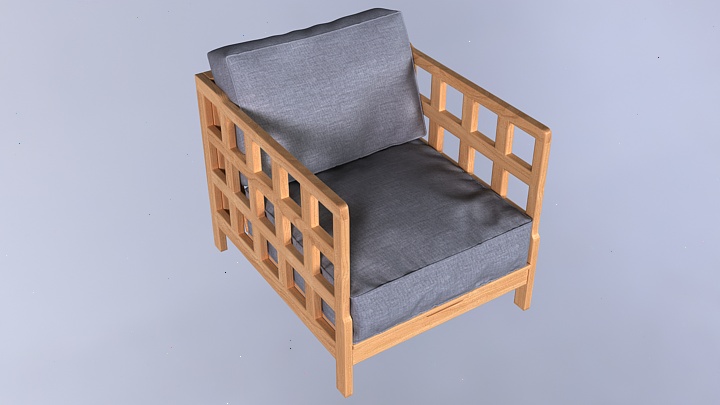 渲染模型_椅子1167