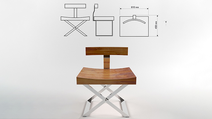 渲染模型_椅子1249