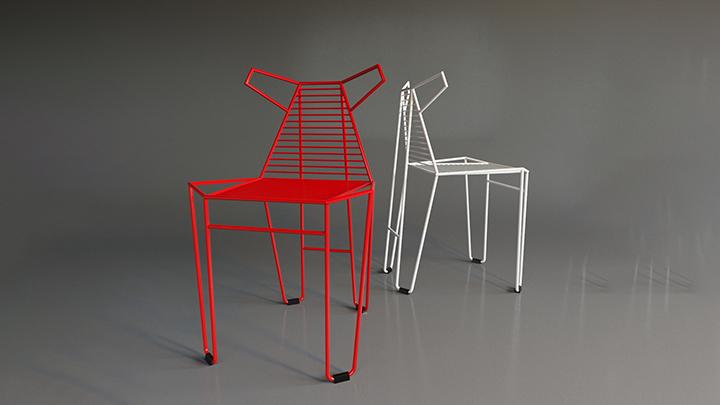渲染模型_椅子1250