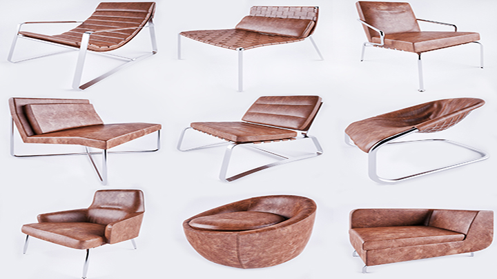 渲染模型_椅子357