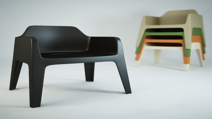 渲染模型_椅子801