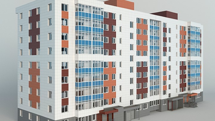 渲染模型_楼房002