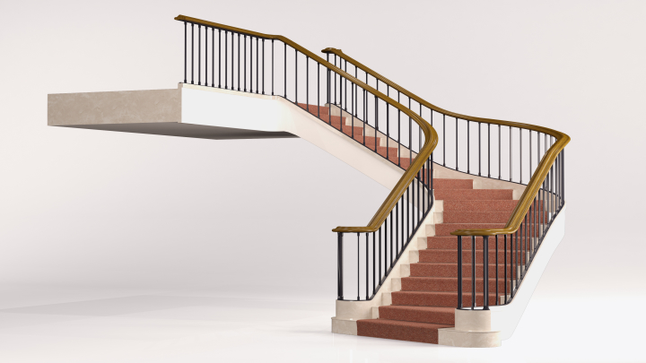 渲染模型_楼梯010