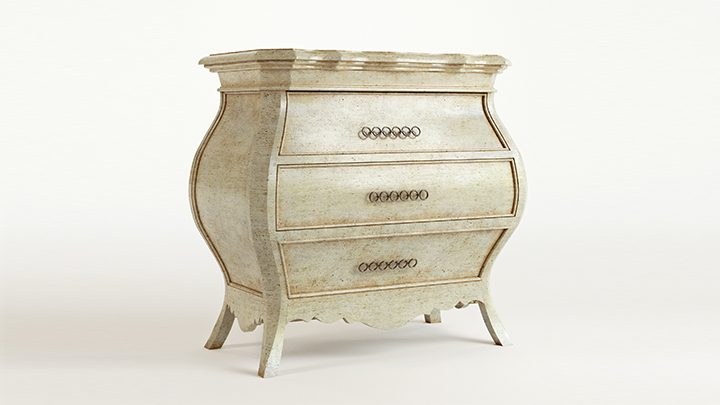 渲染模型_欧式柜子001