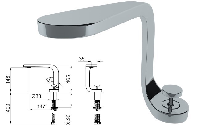 渲染模型_水龙头019