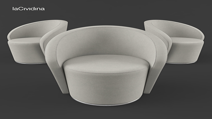 渲染模型_沙发040