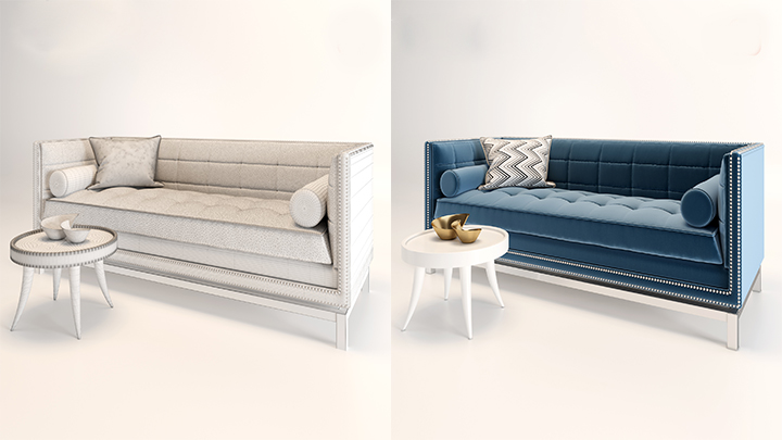 渲染模型_沙发384