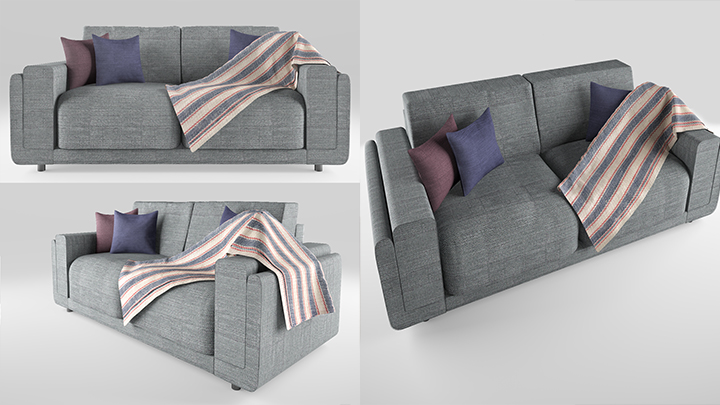 渲染模型_沙发393