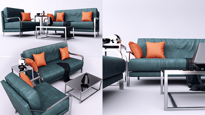 渲染模型_沙发476