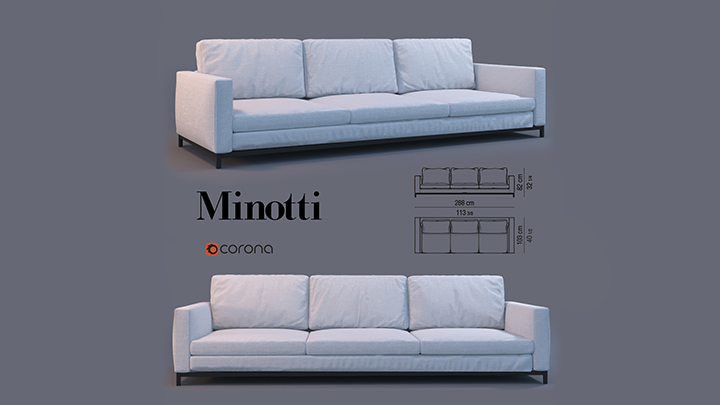 渲染模型_沙发522