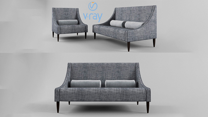 渲染模型_沙发596