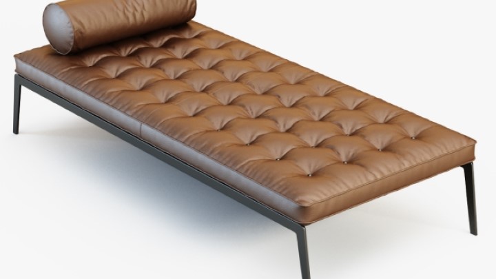 渲染模型_沙发床001