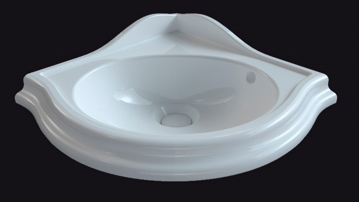 渲染模型_洗手台024