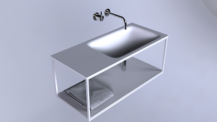 渲染模型_洗手池027